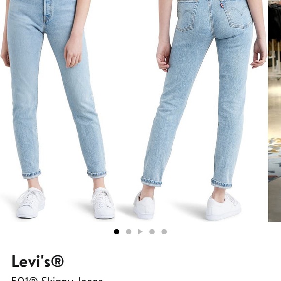 Levi’s 501 skinny jeans - Picture 2 of 7